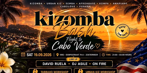 Kizomba Bash ~ Flight to Cabo Verde — Uitgaan in Zoetermeer