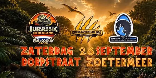 Dino & Adventure dag Zoetermeer zaterdag 26 september — familie-kids in Zoetermeer