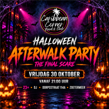 HALLOWEEN AFTERWALK PARTY — Uitgaan in Zoetermeer